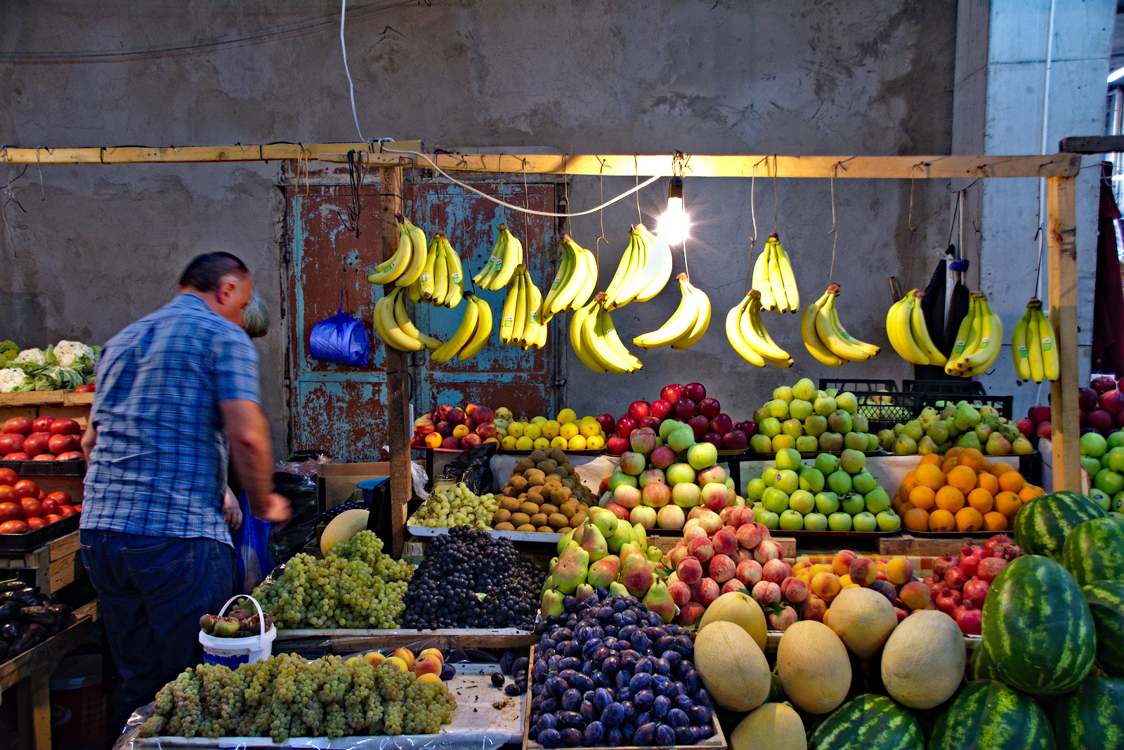 Obstverkauf im Basar