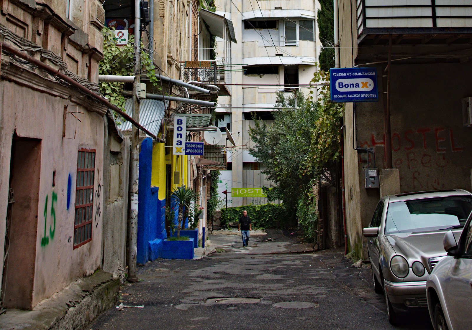 Der Zugang zu unserer Unterkunft