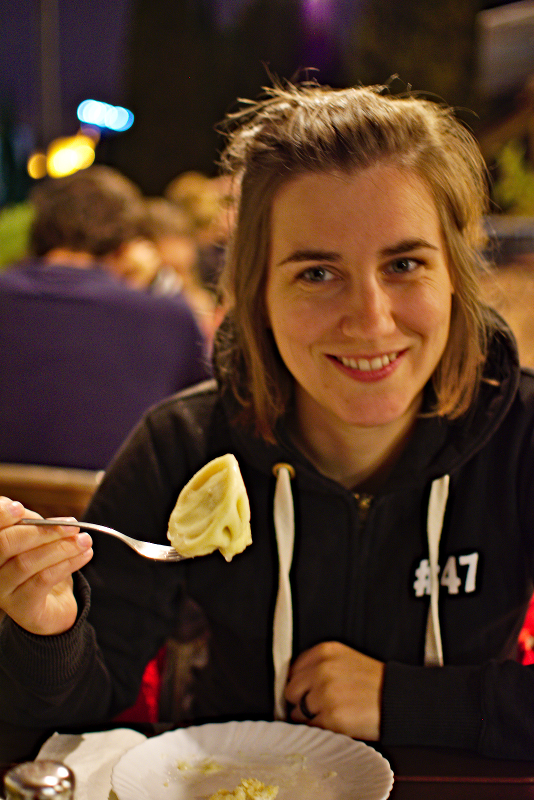 Dreamteam: Teresa mit Khinkali!