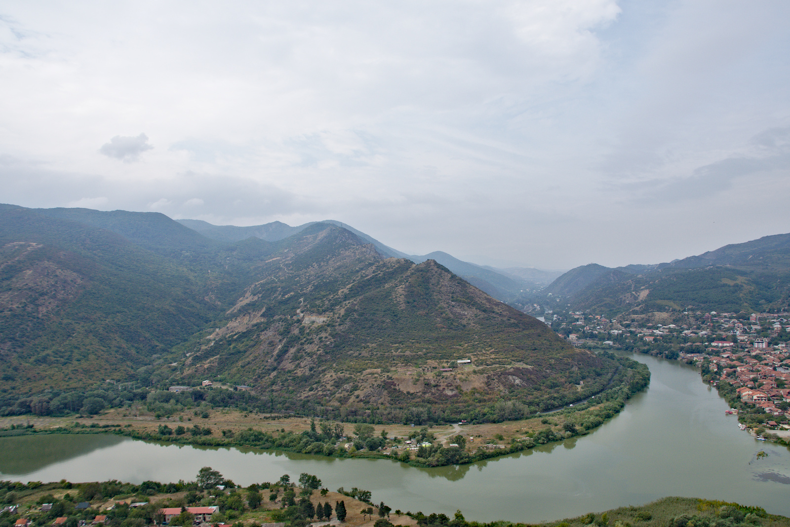 Blick vom Kloster Jvari